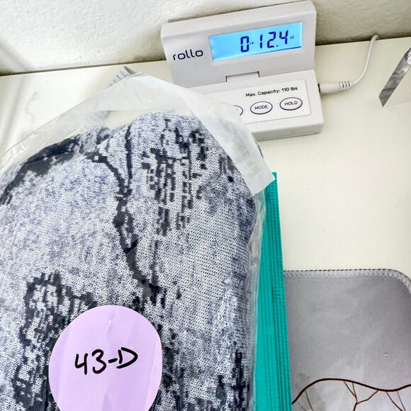 Chico's Womens Pullover Sweater Size XXL Blouson Sleeve Floral Knit Classic Navy - Picture 7 of 8